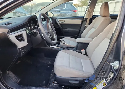 2016 Toyota Corolla L z USA, uszkodzony, nr VIN 2T1BURHE4GC728485